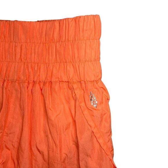 Free People Movement Shorts Women's Size Small Orange The Way Home Running Yoga - Picture 5 of 11